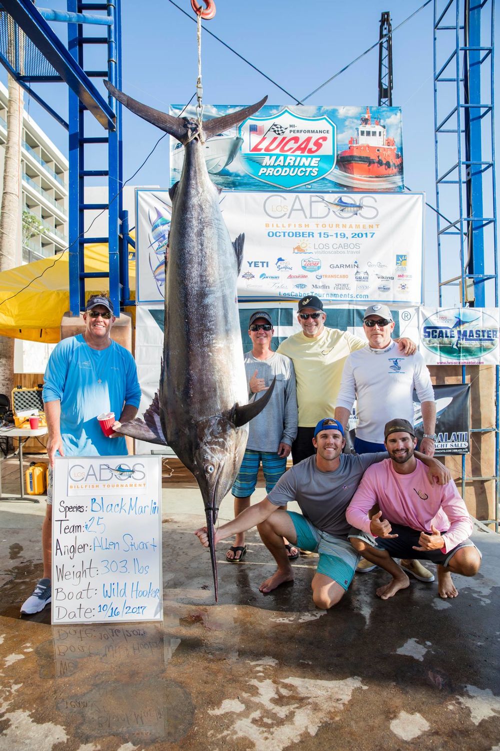 2017 Los Cabos Billfish Tournament Leaders and Contenders